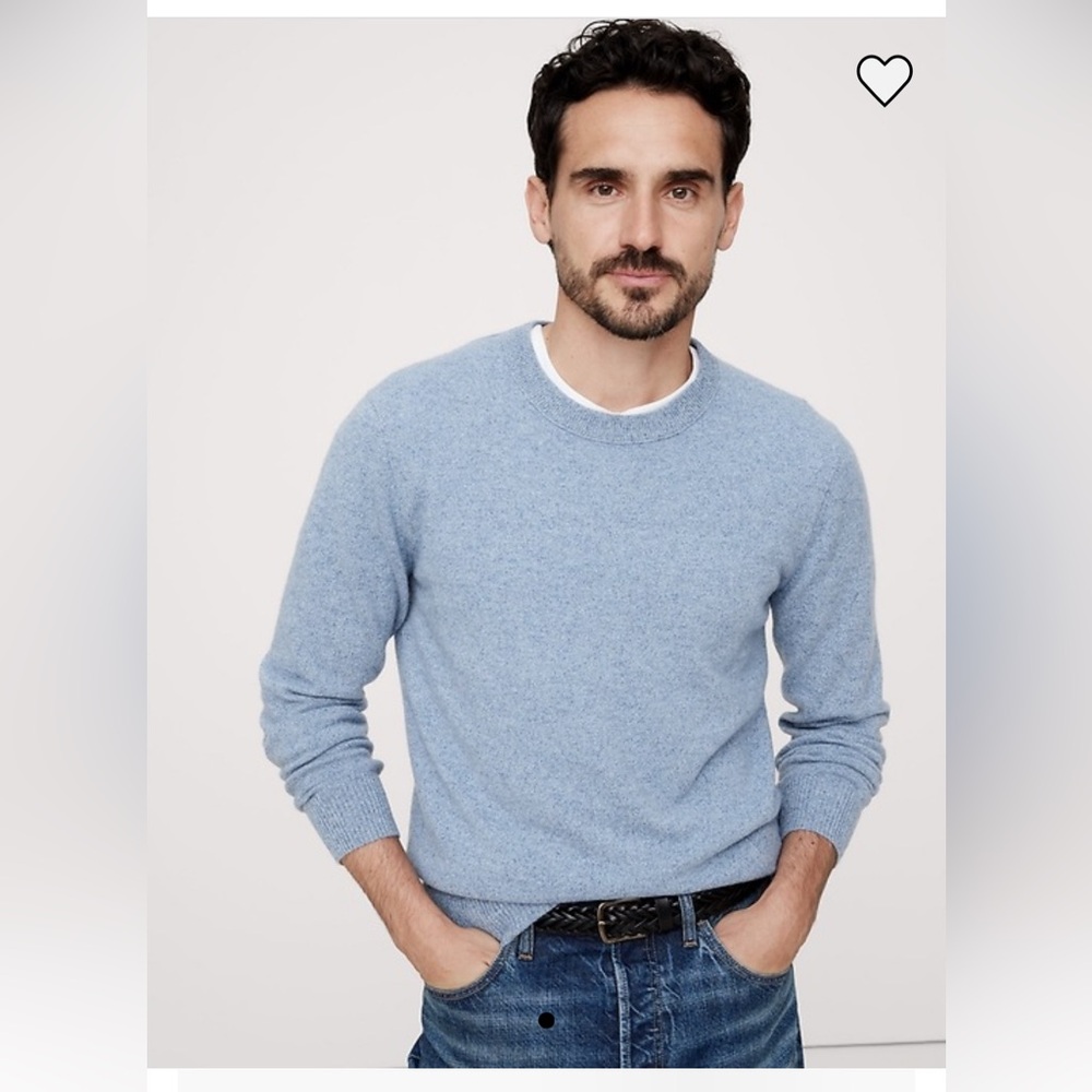 Banana Republic Cashmere Men's Crew-neck Sweater, size M